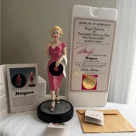 Marilyn Monroe Niagara Royal Orleans Limited Edition Figurine #2375 w/ COA